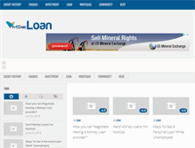 Tablet Screenshot of mine-loan.com